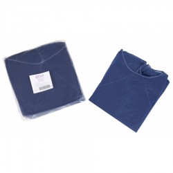 ΙΑΤΡΙΚΗ ΡΟΜΠΑ NON WOVEN ΣΚΟΥΡΟ ΜΠΛΕ (10τεμ)