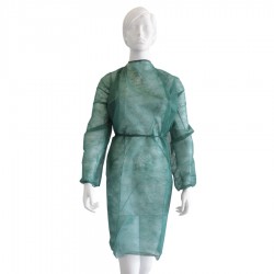 ΙΑΤΡΙΚΗ ΡΟΜΠΑ NON WOVEN ΣΚΟΥΡΟ ΠΡΑΣΙΝΟ (10τεμ)