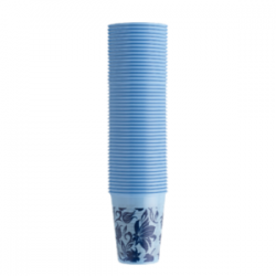 ΠΟΤΗΡΙΑ FLORAL ΓΑΛΑΖΙΟ 200ml (100τεμ)
