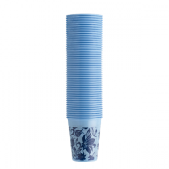 ΠΟΤΗΡΙΑ FLORAL ΓΑΛΑΖΙΟ 200ml (100τεμ)