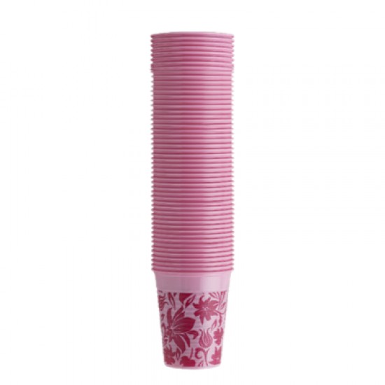 ΠΟΤΗΡΙΑ FLORAL ΡΟΖ 200ml (100τεμ)
