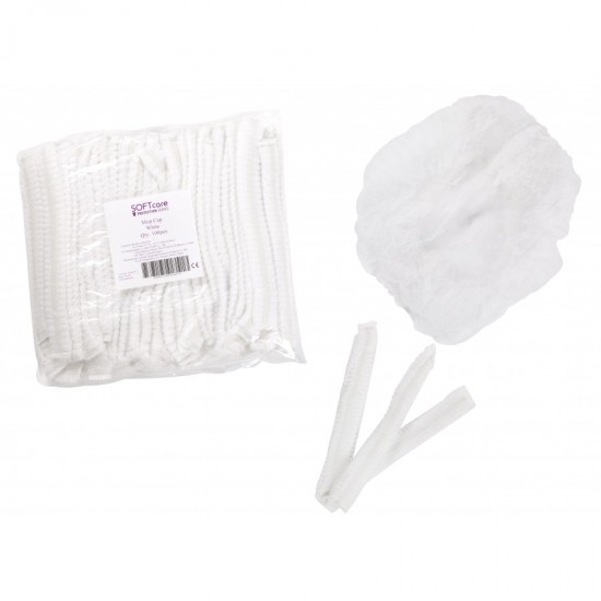 ΣΚΟΥΦΙΕΣ ΑΚΟΡΝΤΕΟΝ NON-WOVEN ΛΕΥΚΕΣ